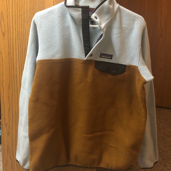 patagonia fleece quarter button